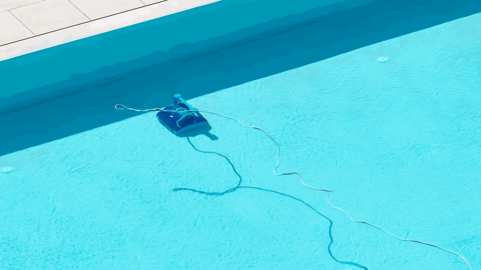 Imagen de piscina en mantenimiento